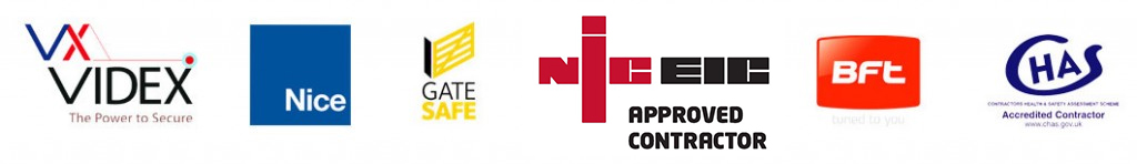 Approved contractor logos for Elex Gates