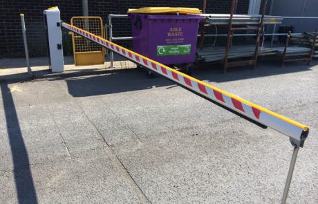 automatic car park entrance barriers in Bristol Uk