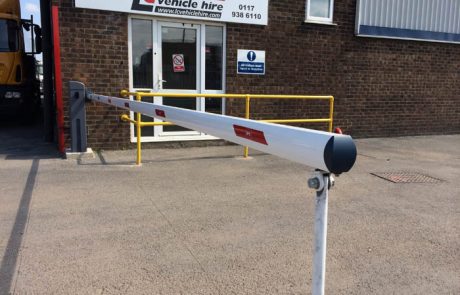 automatic car park entrance barriers