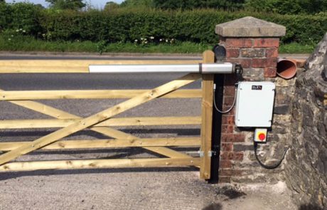 5 Bar Wooden Electric Gates Installers