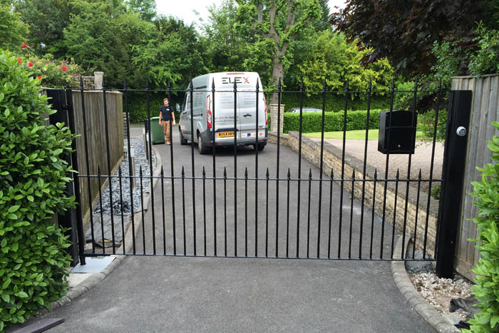 small metal driveway gates
