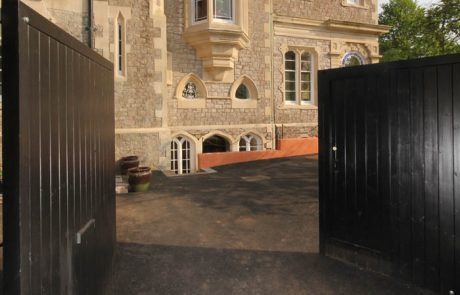 Winford Softwood Solid Automated Wooden Driveway Gates
