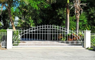 Automatic Iron Gates electric metal driveway gates for a period property