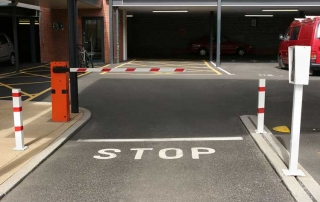 automatic vehicle barriers for industrial premises security