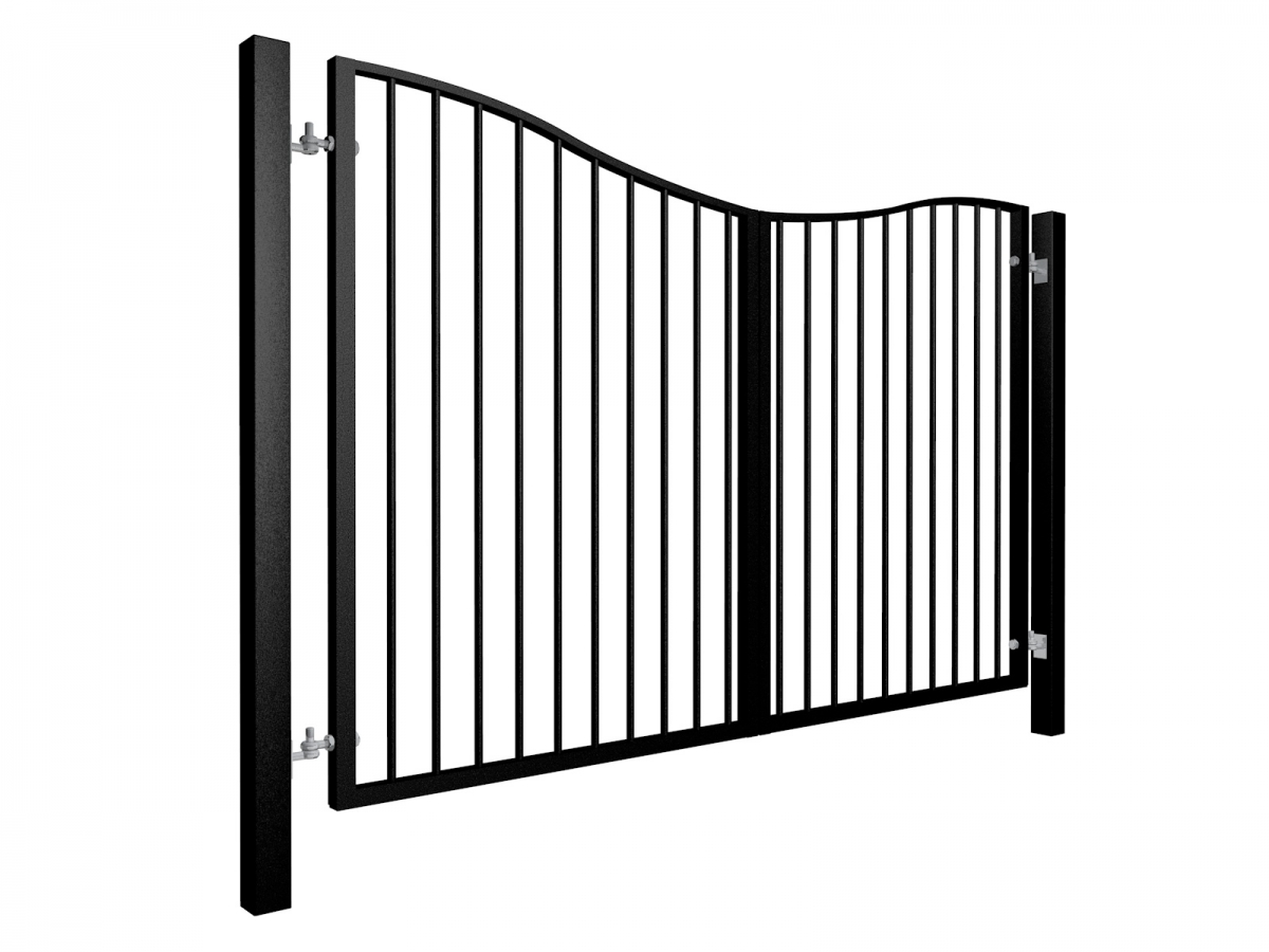 Bow Top Swinging Metal Gate | ELEX GATES