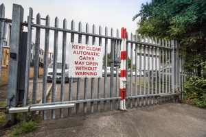 steel commercial school education facility fencing automated security gates bristol